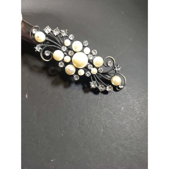 Barrettes Alligator Clips Lot Of 5 Various Sizes - Picture 5 of 8